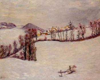 Armand Guillaumin : Sanit-Sauves in the Snow